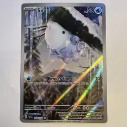 Pokemon SV05: Temporal Forces Snom - 168/162 (IR) #168/162 (Holo) NM - Image 1