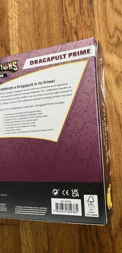 Pokemon TCG Celebrations Collection [Dragapult Prime] - New/Factory Sealed - Image 3