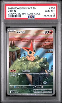 Pokemon Victini SVP 208 Black Star Promo PSA 10 GEM MINT - Image 1