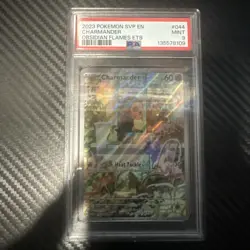 Pokemon Charmander SVP 044 Promo Holo Obsidian Flames ETB PSA 9 2023 Card - Image 1