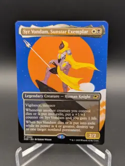 Syr Vondam, Sunstar Exemplar (Borderless) Edge of Eternities Regular - Image 1