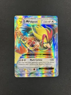 Pokemon Card Mega Pidgeot EX 65/108 Evolutions - Image 1