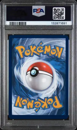 2025 POKEMON DESTINED RIVALS POKEMON CENTER ETB TEAM ROCKET'S WOBBUFFET PSA 9 - Image 2