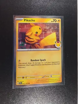 Pokemon Pikachu 051 /162 2026 Pokemon Day Stamped Promo TCG NM ✨ - Image 5