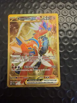 Koraidon Ex 254/198 Scarlet & Violet Gold Hyper Rare Full Art Pokemon TCG - Image 1