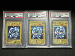 Blue-Eyes White Dragon 3x 25th anniversary Kaiba - Yu-Gi-Oh! - PSA 10 sequential - Image 1