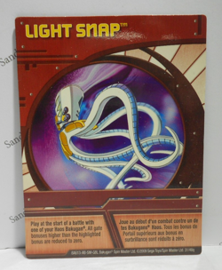 Bakugan Card - Light Snap - Red Ability Card - BA613 - 31/48q - 2009 - Image 1
