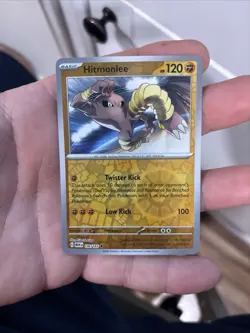 Hitmonlee Reverse Holo 106/165 Scarlet & Violet 151 Pokemon Card - Image 1