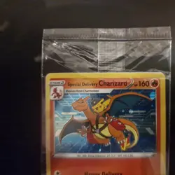 Special Delivery Charizard Black Star Promo Card SWSH075 Sealed - Image 2