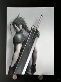Zack Fair FINAL FANTASY VII Anniversary Art Museum Card 2-036 Japanese GAME - Image 1