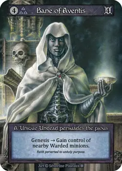 Sorcery: Contested Realm Bane of Aventis Unique Regular NM (GT) - Image 1