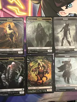 MTG - 12 Zombie 2/2 Regular Tokens - Various Arts/Sets Magic The Gathering - Image 2
