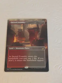 Sacred Foundry (Borderless) Ravnica Remastered Regular - Image 1