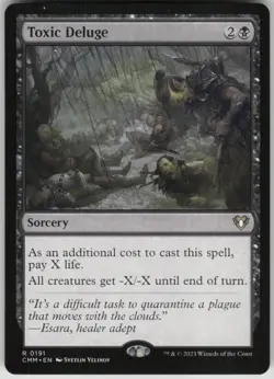 Magic the Gathering TCG Toxic Deluge R Commander Masters 191 - Image 1