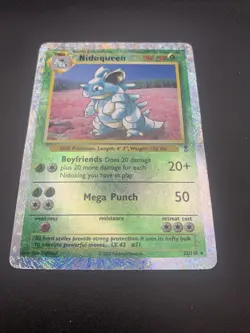Pokemon Nidoqueen Reverse Holo Rare 32/110 Legendary Collection MP - Image 4