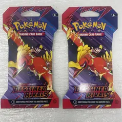 Pokemon TCG Set of TWO - Booster Packs Scarlet & Violet SV10 - Destined Rivals - Image 1