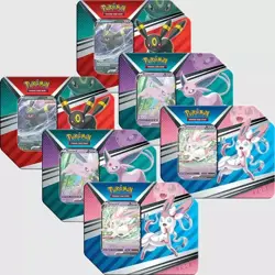 Pokemon V Heroes Tins Case - x6 Tins - FACTORY SEALED Eeveelution Tins - Image 2