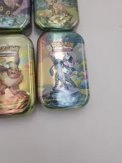 Pokemon TCG Scarlet Violet Prismatic Evolutions 8 Mini Tins NEW - Image 5