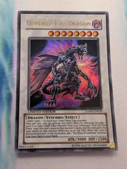 YuGiOh! Hundred-Eyes Dragon JUMP-EN039 Ultra Rare - Image 1