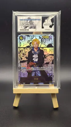 One Piece TCG - Sabo OP13-120 Manga Alt Art Carrying His Will Japanese - ACE 10 - Image 1