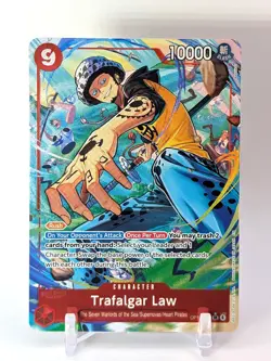 2025 One Piece Trafalgar Law (Alt Art) OP14-009 SR The Azure Sea’s Seven NM - Image 1