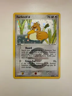 Pokemon TCG Reverse Holo Card Farfetch'd 23/112 FireRed LeafGreen - Image 1
