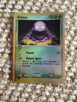 Grimer 57/97 EX Dragon Reverse Holo Pokemon TCG Card NM - Image 1