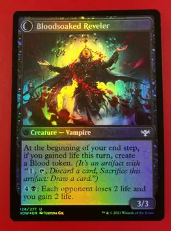 1x Restless Bloodseeker | FOIL | Innistrad Crimson Vow | MTG Magic Cards - Image 2