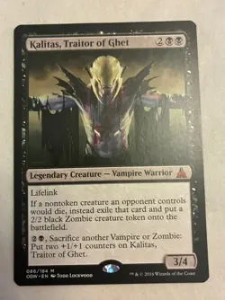 MTG Kalitas, Traitor of Ghet x1 - Oath of the Gatewatch - Image 1