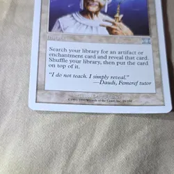 Magic The Gathering ENLIGHTENED TUTOR Instant - 6th Edition 1999 - 19 White - Image 3