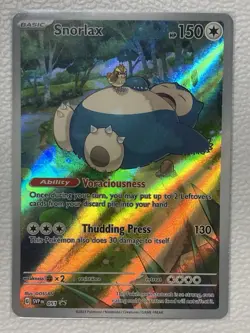 Pokemon TCG Snorlax Scarlet & Violet Black Star Promos 051 Holo - Image 1