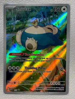 Pokemon TCG Snorlax Scarlet & Violet Black Star Promos 051 Holo - Image 2