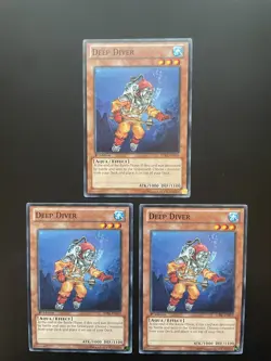 Yugioh Deep Diver SDRE-EN019 1st Edition Common LP/MP X3 - Image 1