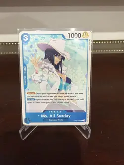 Ms. All Sunday (Promotion Pack 2023) OP01-079 One Piece Promotion Cards Regular - Image 1