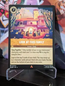 Look At This Family 28/204 Rare Ursula's Return Disney Lorcana Non Foil - Image 1