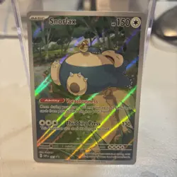 Pokemon TCG Snorlax 051 Scarlet & Violet 151 Black Star Promo Card HP 150 - Image 1