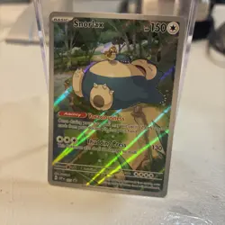 Pokemon TCG Snorlax 051 Scarlet & Violet 151 Black Star Promo Card HP 150 - Image 3