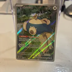 Pokemon TCG Snorlax 051 Scarlet & Violet 151 Black Star Promo Card HP 150 - Image 4