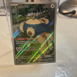 Pokemon TCG Snorlax 051 Scarlet & Violet 151 Black Star Promo Card HP 150 - Image 5