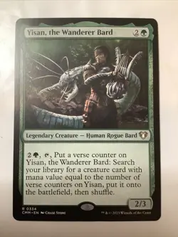 MTG CMM: Yisan, the Wanderer Bard (Legendary Creature) 0334 Regular Rare - Image 1