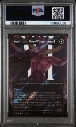 Magic The Gathering Final Fantasy Sephiroth Borderless Surge Foil 527 PSA 9 MTG - Image 2
