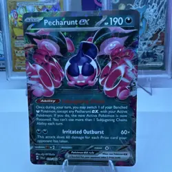 Pokemon Tcg Pecharunt ex 39/64 Ultra Rare Holo Pokemon Shrouded Fable - Image 1