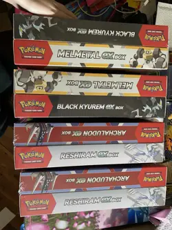 Pokemon 2 Black Kyurem Ex & Melmetal Ex | 2 Archaludon & Reshiram 4 Bundles - Image 1