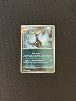 Umbreon 130/197 2023 Pokemon TCG Obsidian Flames Reverse Holo Uncommon NM - Image 1