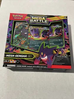 Pokemon TCG Mega Battle Deck Mega Gengar Ex Rare Mint Promo Factory Sealed NEW🔥 - Image 1