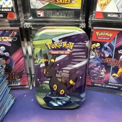 Pokemon TCG Prismatic Evolutions SV8.5 Mini Tin Umbreon. Sealed - Image 1