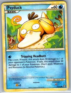Psyduck 74/102 Non Holo Triumphant - Pokemon Card - NM - Image 1