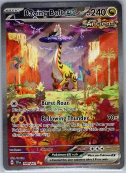 Raging Bolt ex 208/162 SV05: Temporal Forces - Pokemon Card - NM - Image 1