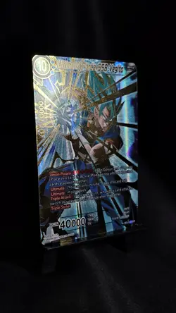 Dragon Ball Super Card - Ultimate Force SSB Vegito BT2-123 SCR Secret Rare - Image 3