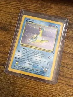 Pokemon TCG Lapras Fossil Holo Unlimited Rare Card 10/62 - Image 3